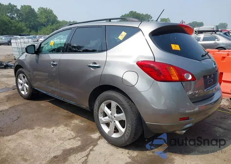 2009 Nissan Murano Sl z USA, uszkodzony, nr VIN JN8AZ18U39W028655